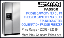 Smeg FA550X Fridge Freezer
