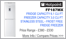 Hotpoint FF187MX Fridge Freezer