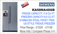 Siemens KA58NA40GB American Fridge Freezer