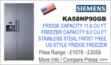 Siemens KA58NP90GB American Fridge Freezer