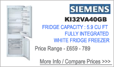 KI32VA40GB Siemens Fridge Freezer